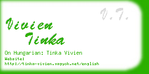 vivien tinka business card